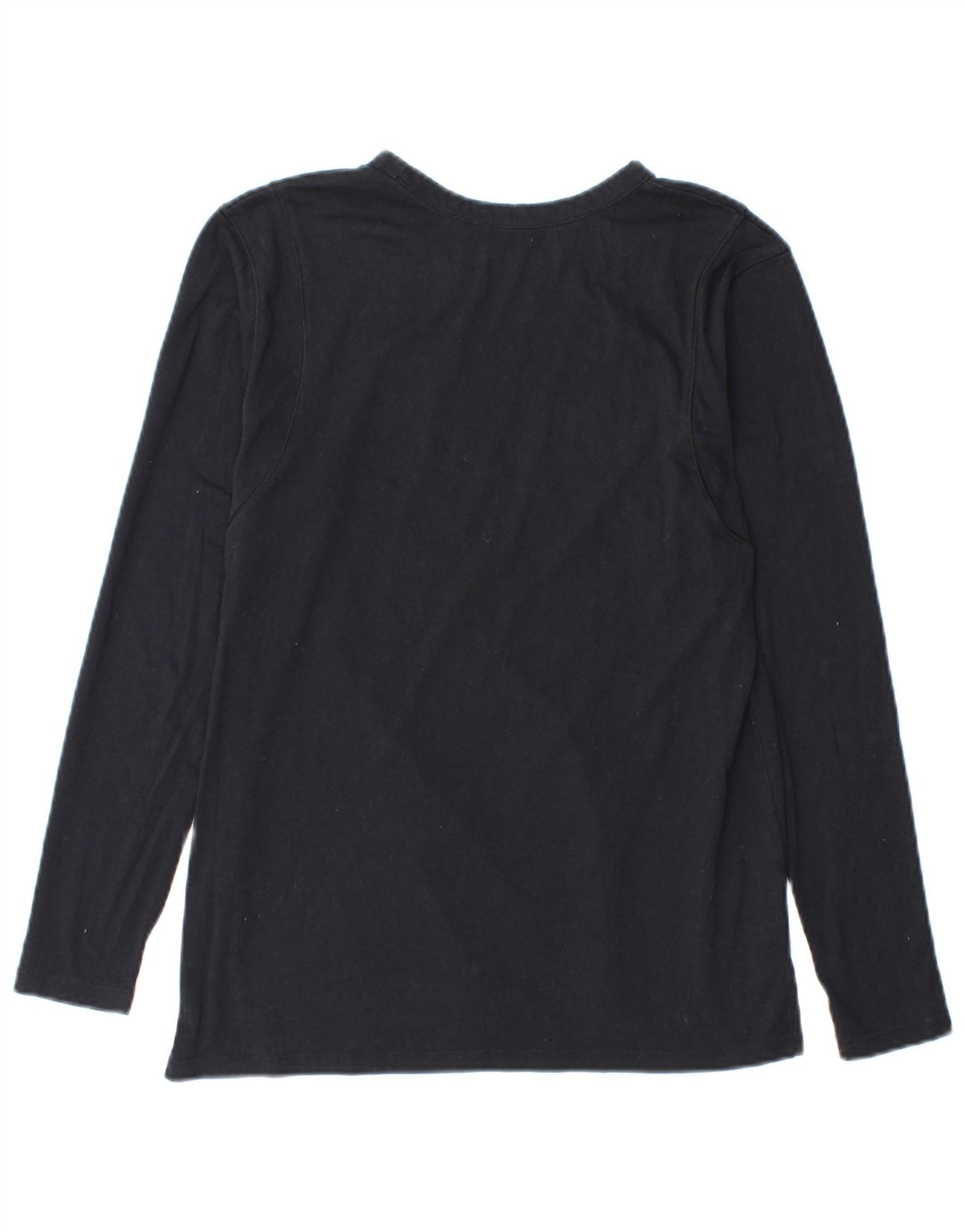 Under Armour Womens Graphic Top Long Sleeve UK 10 Small Navy Blue