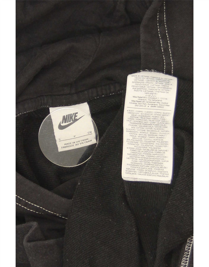 Nike Mens Oversized Hoodie Jumper Small Black Cotton