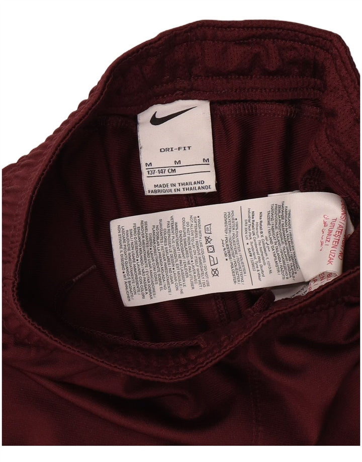 NIKE Boys Tracksuit Trousers Joggers 10-11 Years Medium  Burgundy