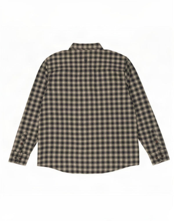 Fat Face Mens Regular Fit Flannel Shirt XL Green Check Cotton