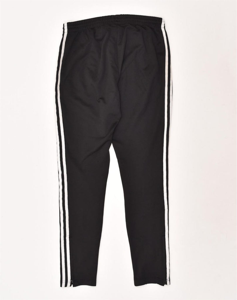 ADIDAS Womens Tracksuit Trousers UK 10 Small Black Polyester | Vintage Adidas | Thrift | Second-Hand Adidas | Used Clothing | Messina Hembry 