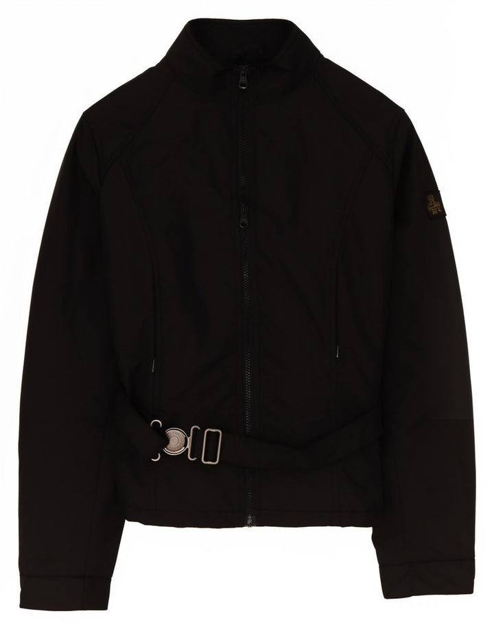 Refrigiwear Girls Rain Jacket 13-14 Years XL Black Polyamide Biker