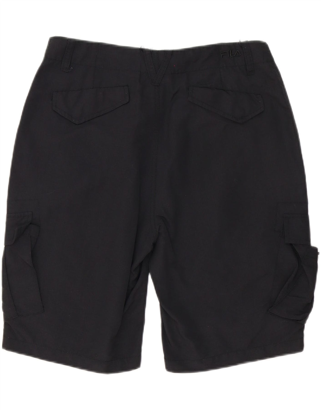 FILA Mens Cargo Shorts Small W32  Black Polyester