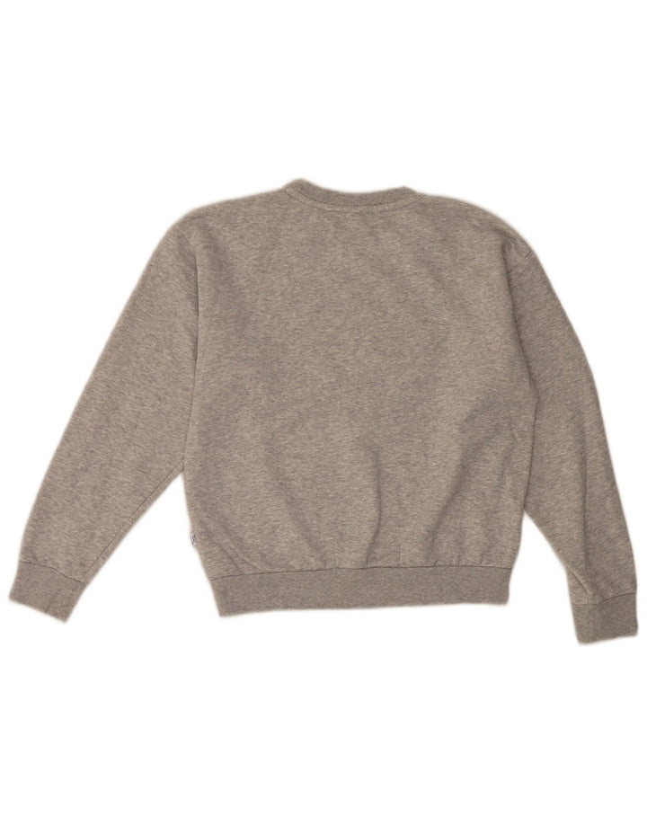 Puma Mens Graphic Sweatshirt Jumper XS Grey Cotton
