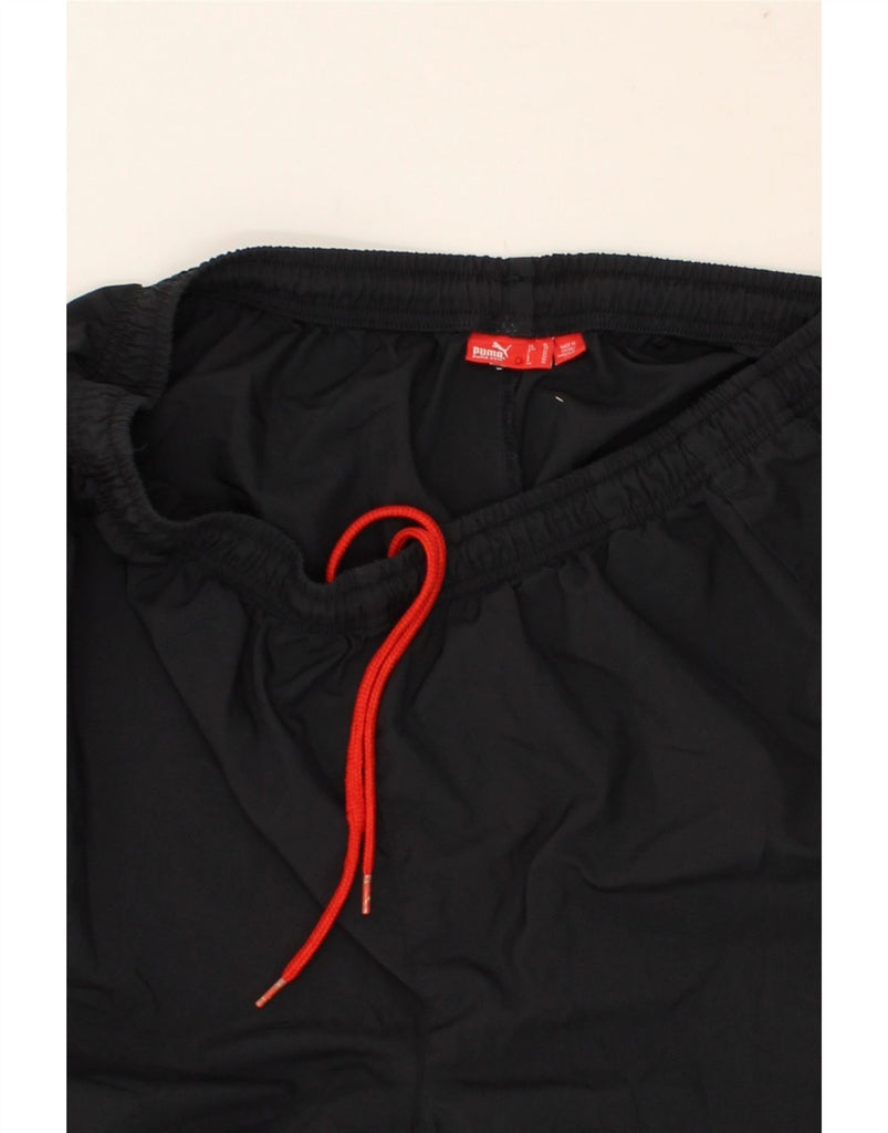 PUMA Mens Sport Shorts XL Black | Vintage Puma | Thrift | Second-Hand Puma | Used Clothing | Messina Hembry 