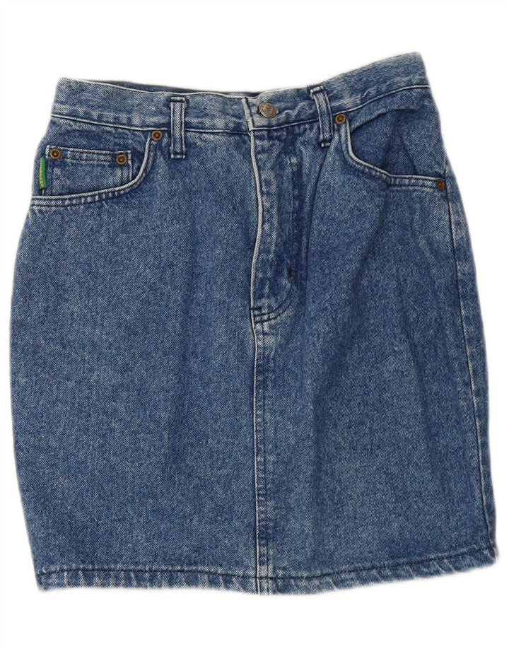 VINTAGE Womens Denim Skirt IT 44 Medium W26  Blue