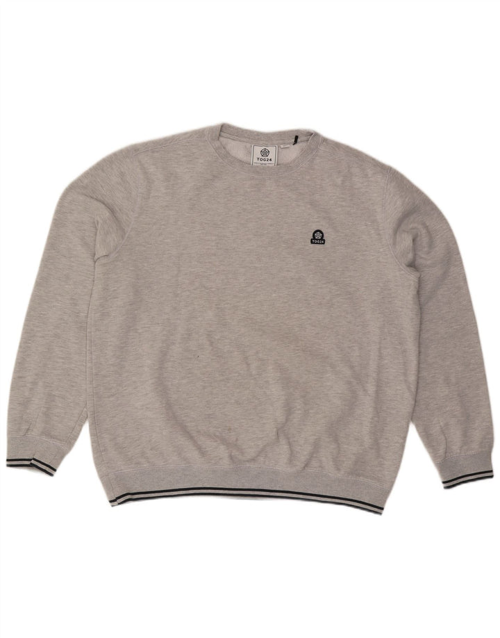 TOG 24 Mens Sweatshirt Jumper XL Grey Cotton