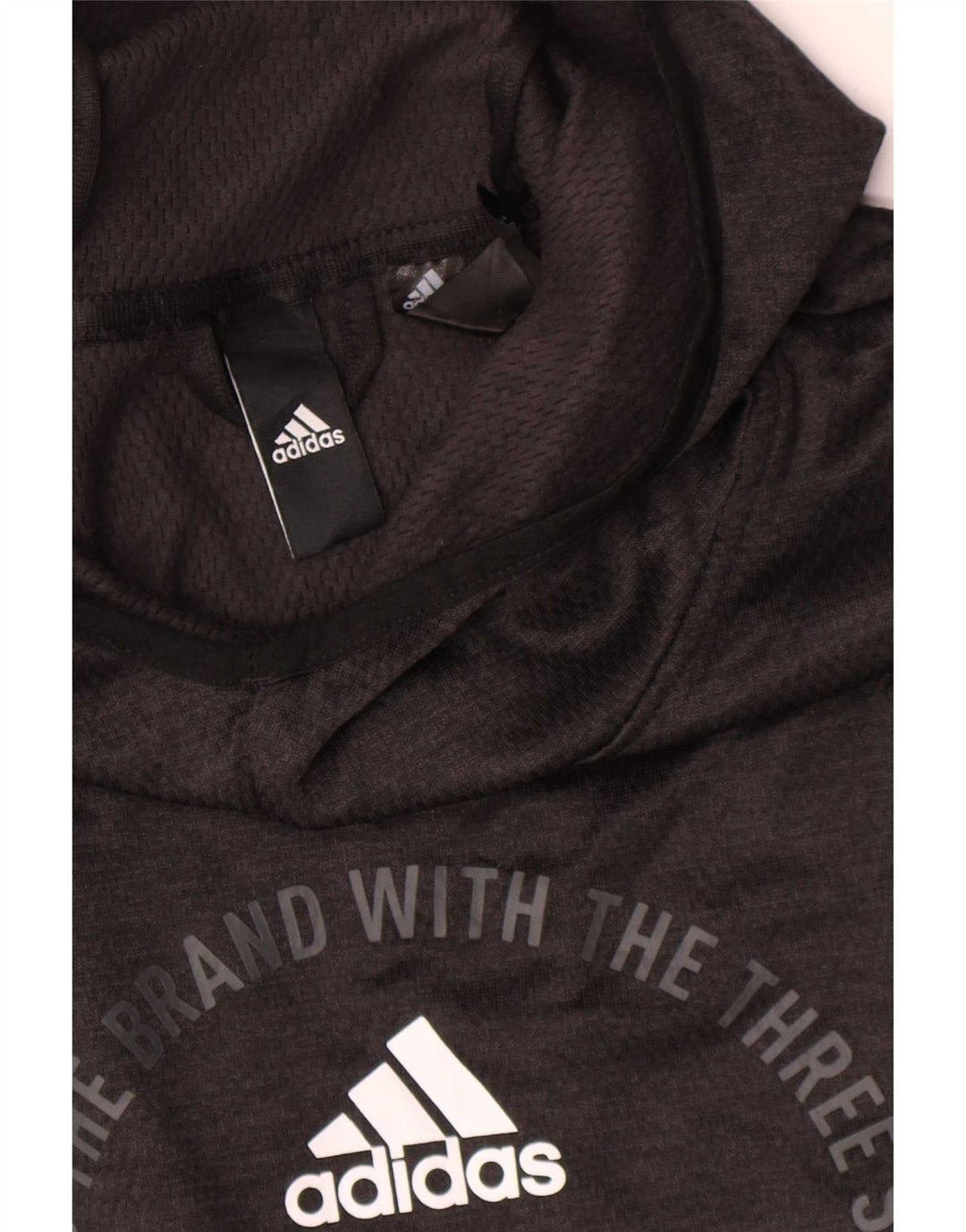 Adidas Mens Climawarm Graphic Hoodie Jumper Medium Black Polyester