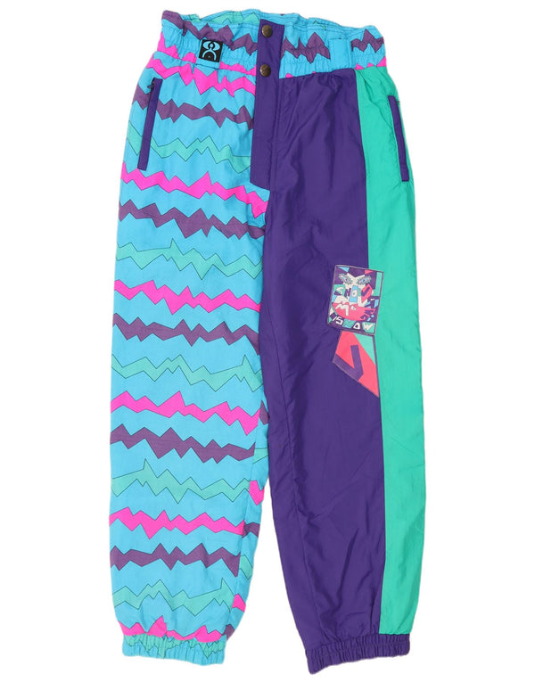 Ninety Eight Mens Ski Trousers IT 52 XL Multicoloured Geometric