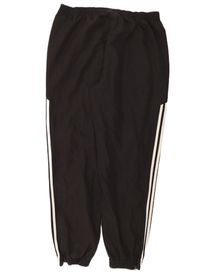 Adidas Mens Tracksuit Trousers Joggers Large Black Polyester