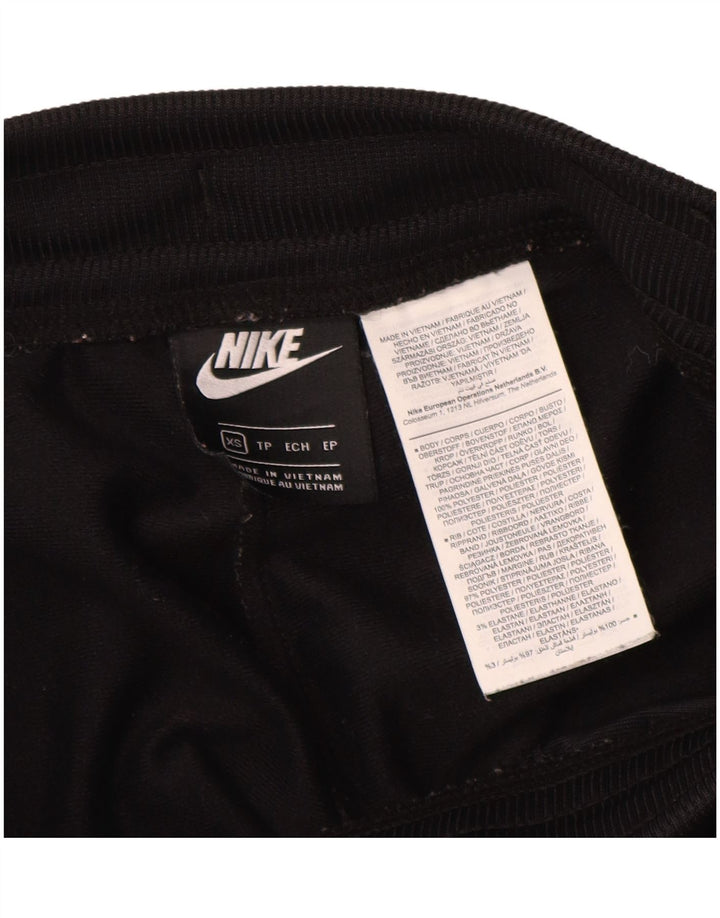 Nike Womens Tracksuit Trousers UK 6 XS  Black Polyester