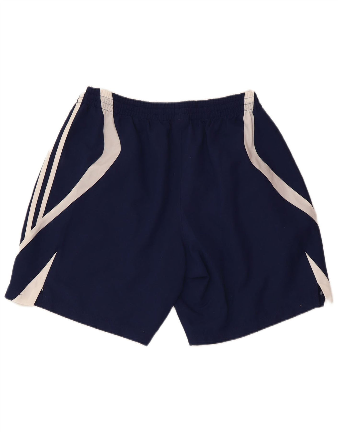 ADIDAS Mens Sport Shorts Large  Navy Blue Colourblock Polyester