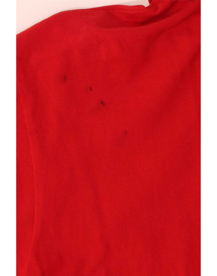 Puma Mens Polo Shirt 2XL Red Cotton
