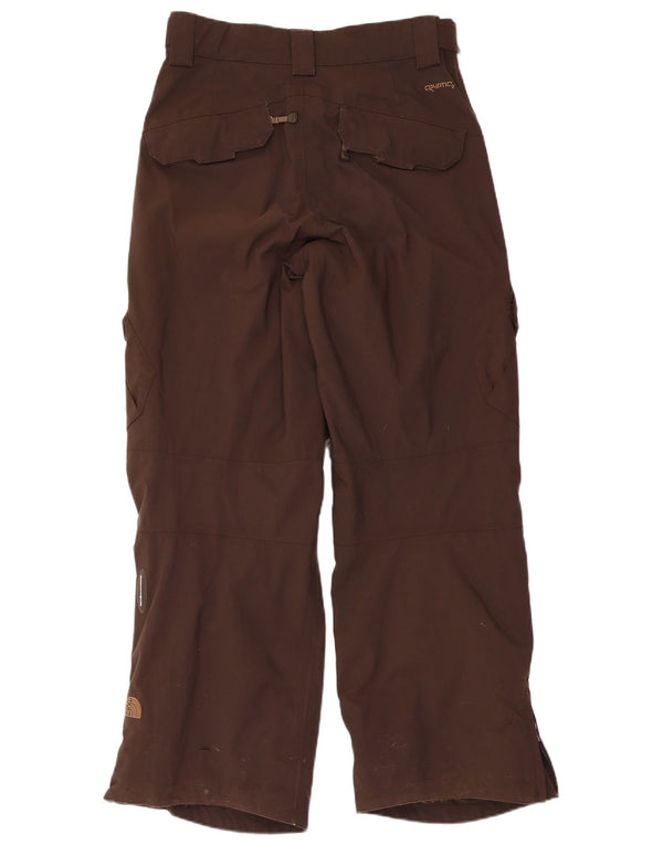 The North Face Mens Wide Leg Cargo Trousers Small W32 L31 Brown Nylon