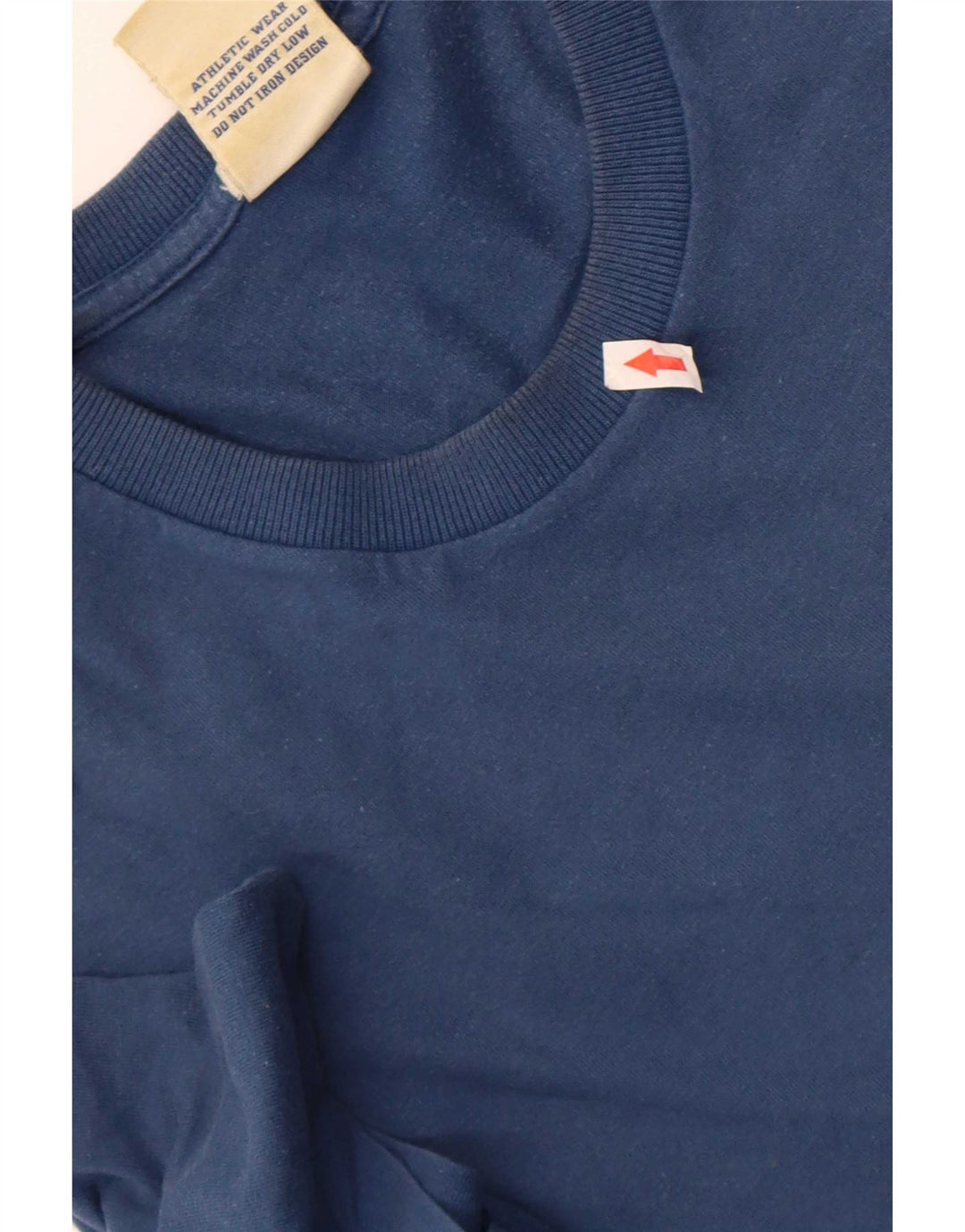Franklin Marshall Mens Classic Fit Graphic T-Shirt Top Large Blue Cotton
