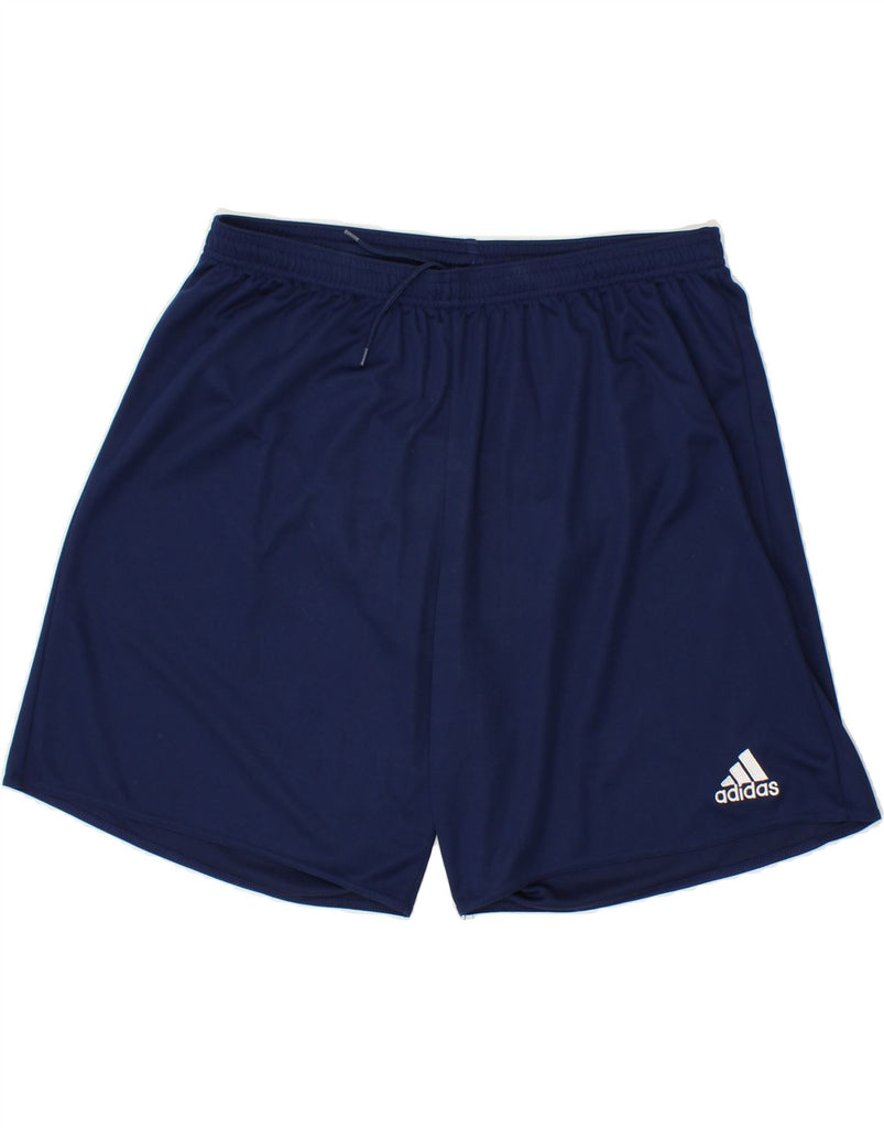 ADIDAS Mens Climalite Sport Shorts XL Navy Blue Polyester | Vintage Adidas | Thrift | Second-Hand Adidas | Used Clothing | Messina Hembry 