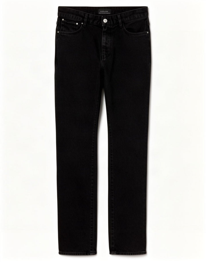 Zara Mens Slim Jeans EU 38 Small W30 L33 Black