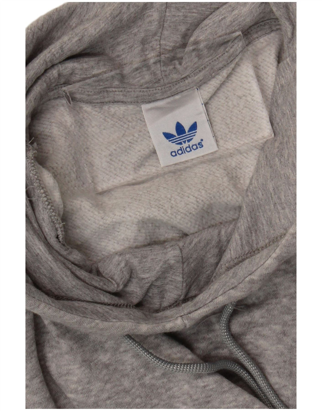 Adidas Womens Hoodie Jumper UK 14 Medium Grey