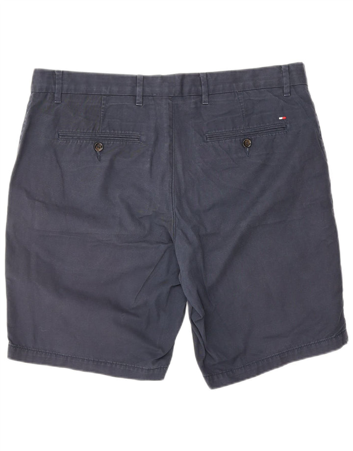 TOMMY HILFIGER Mens Chino Shorts W36 Large Navy Blue