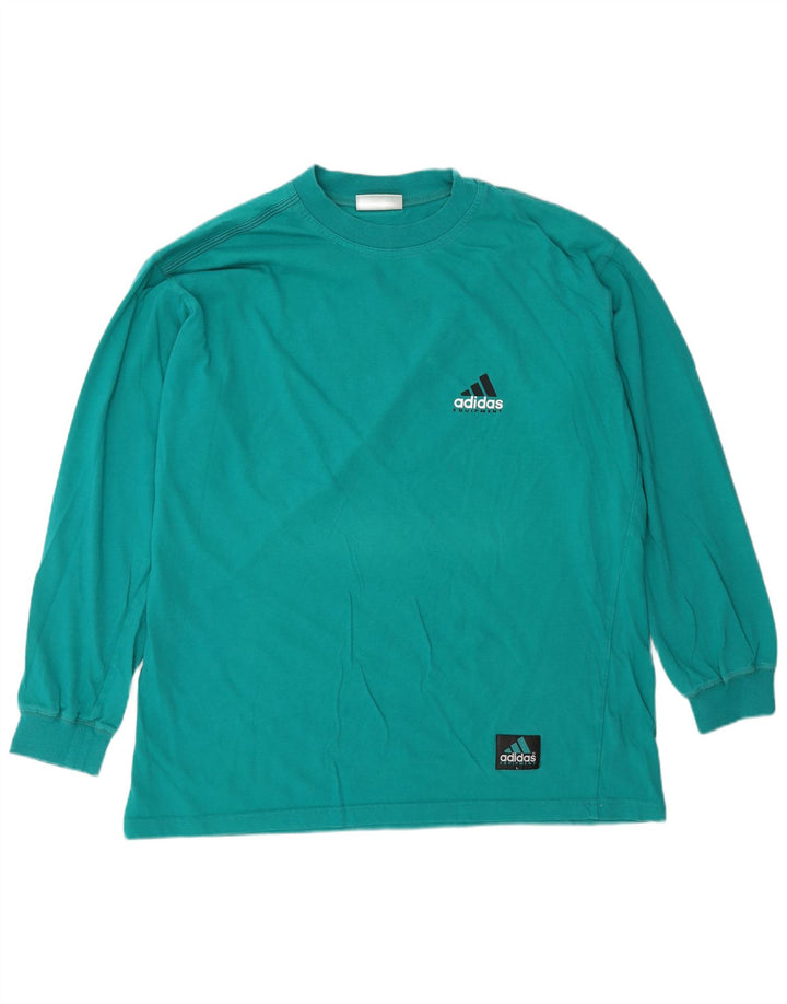 Adidas Mens Top Long Sleeve UK 44/46 Large Blue