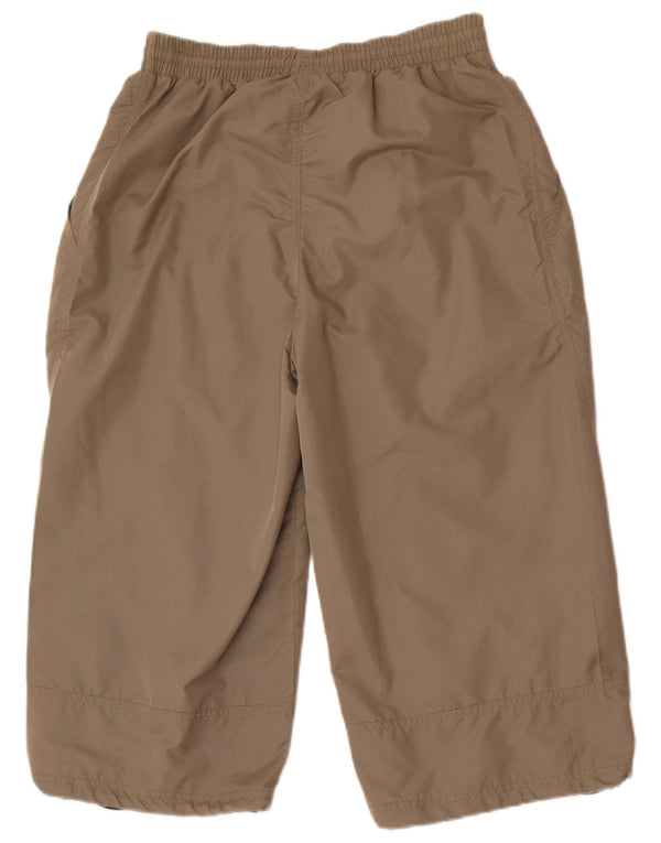 Reebok Mens Capri Tracksuit Trousers Small  Khaki Nylon