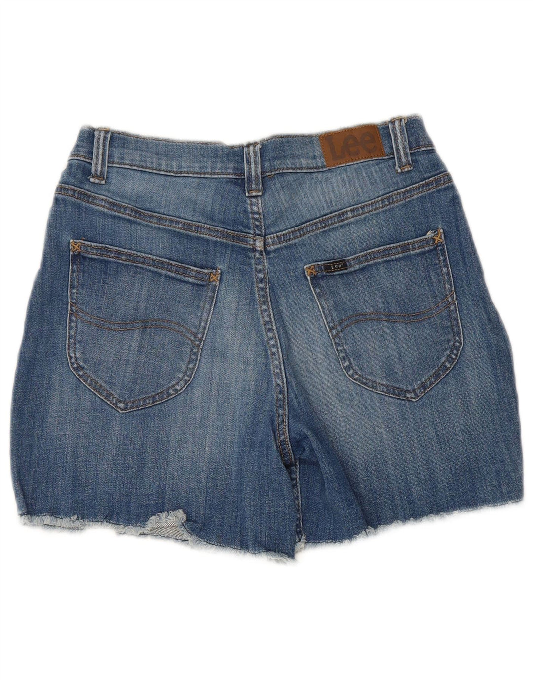 LEE Womens Denim Shorts US 6 Medium W28  Blue Cotton