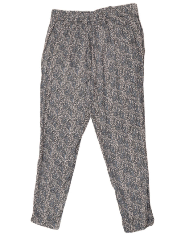 Jack Wills Womens High Waist Chino Trousers UK 12 Medium W32 L29 Blue