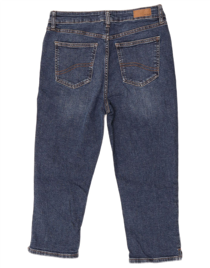 Fat Face Womens Sway Capri Jeans UK 12 Medium W30 L20 Blue Cotton