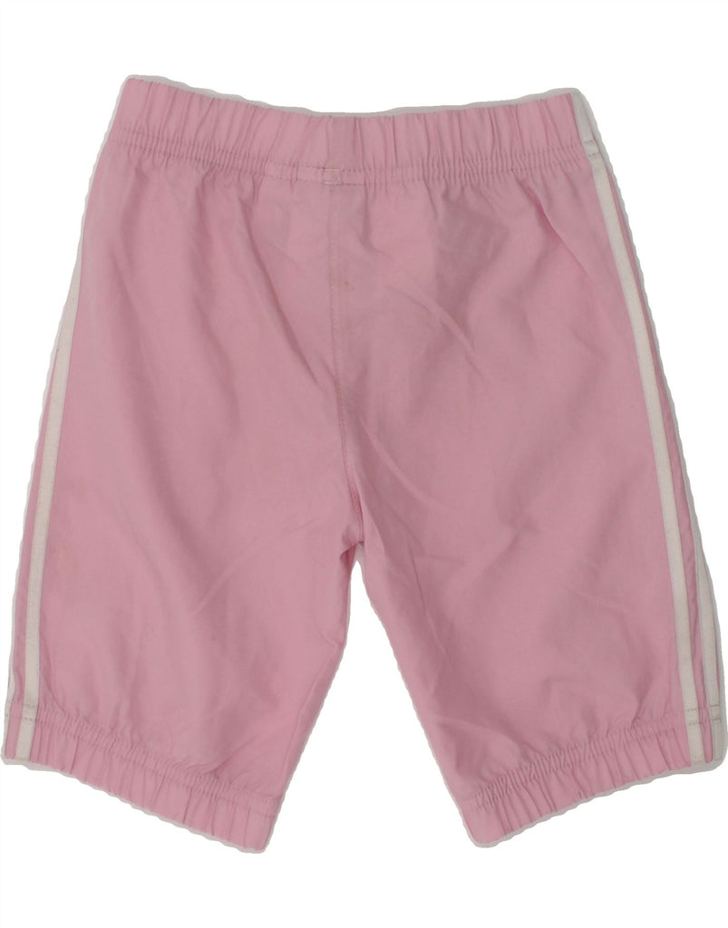 ADIDAS Baby Girls Sport Shorts 18-24 Months Pink Polyester | Vintage Adidas | Thrift | Second-Hand Adidas | Used Clothing | Messina Hembry 