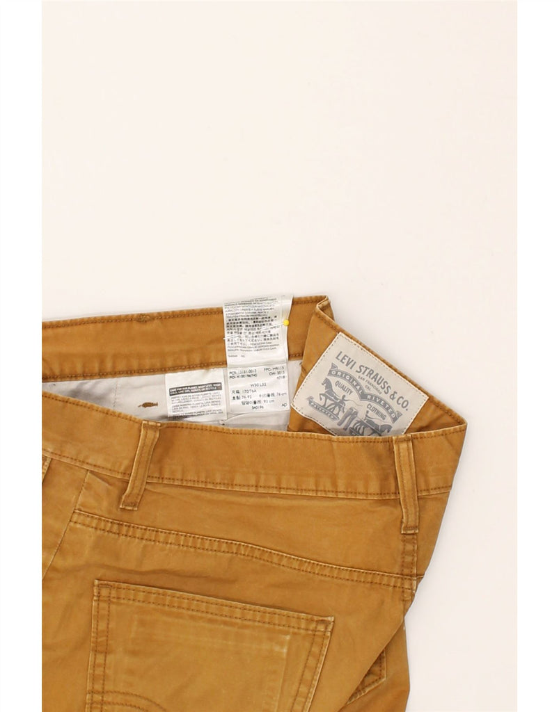 LEVI'S Mens Straight Chino Trousers W30 L32 Brown Cotton | Vintage Levi's | Thrift | Second-Hand Levi's | Used Clothing | Messina Hembry 