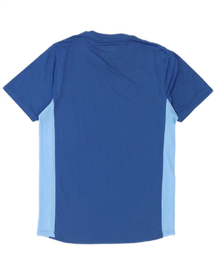 Under Armour Mens T-Shirt Top Medium Blue Colourblock