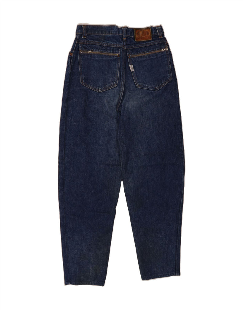 AMERICANINO Womens High Rise Loose Jeans W26 L27 Navy Blue Cotton Vintage Americanino and Second-Hand Americanino from Messina Hembry 
