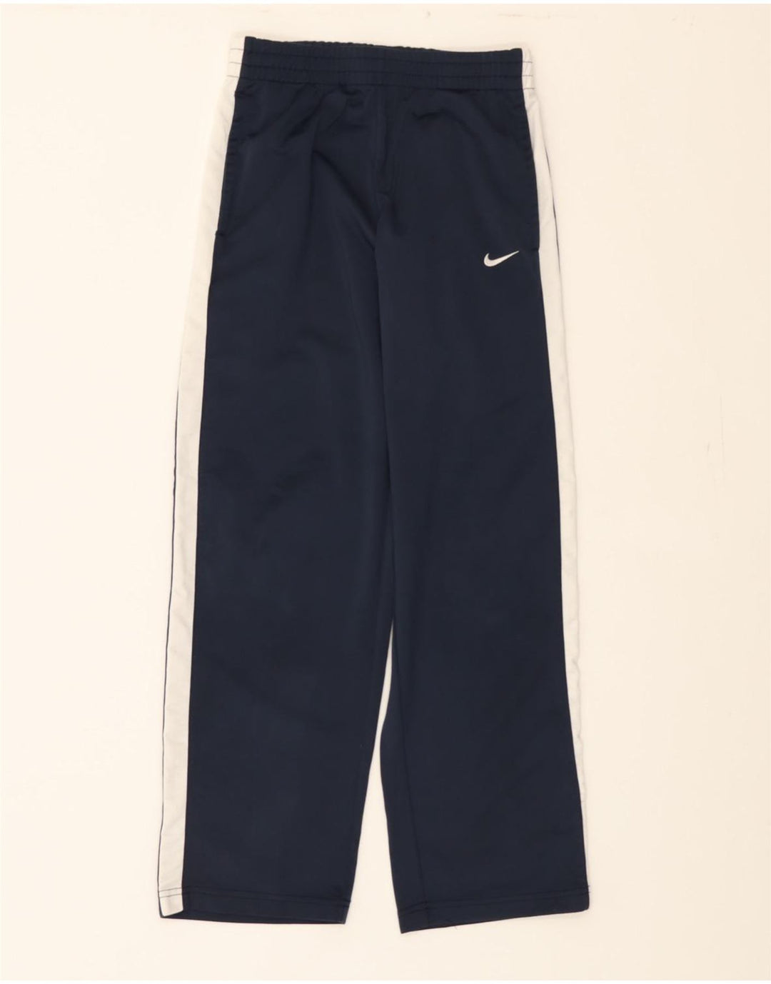 NIKE Boys Tracksuit Trousers 10-11 Years Medium  Navy Blue Polyester Vintage Nike and Second-Hand Nike from Messina Hembry 