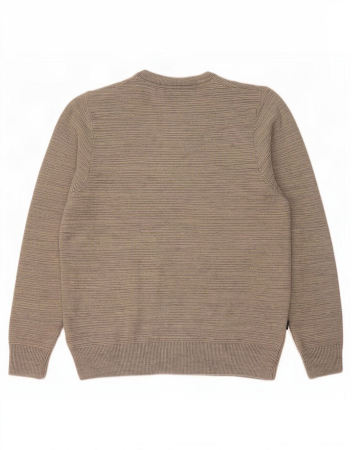 Fila Mens Crew Neck Jumper Sweater Medium Grey Flecked