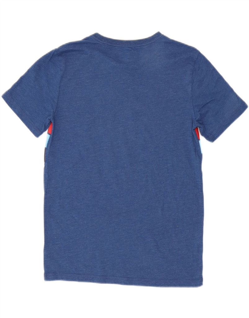 EDDIE BAUER Boys T-Shirt Top 14-15 Years Large Blue Striped Cotton Vintage Eddie Bauer and Second-Hand Eddie Bauer from Messina Hembry 