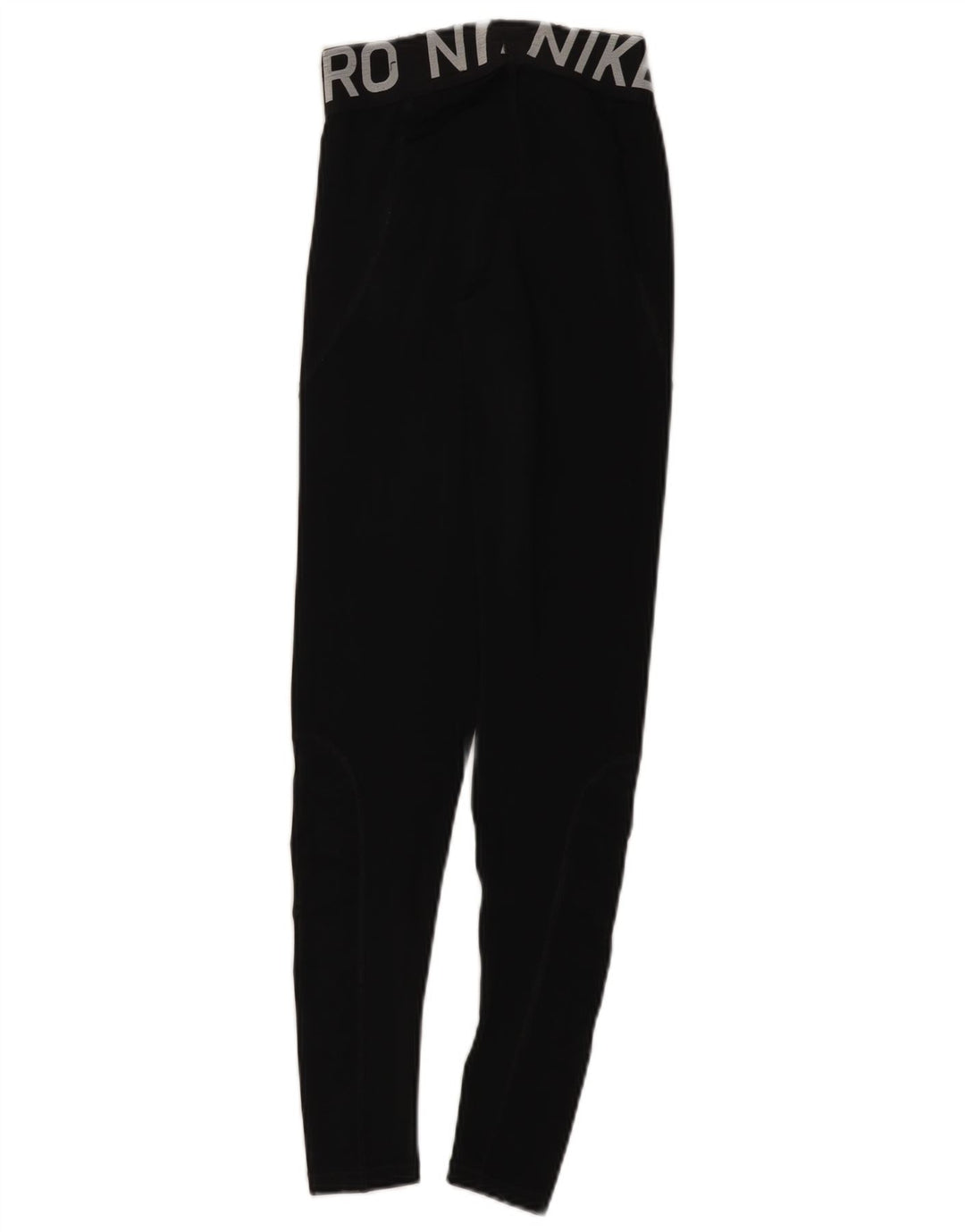 Nike Womens Dri Fit Graphic Leggings UK 4 XS Black Polyester