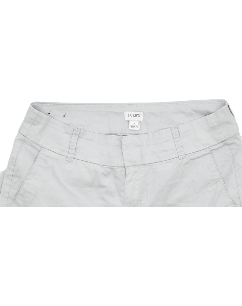 J. CREW Womens Chino Shorts US 8 Medium W31 Grey Cotton | Vintage | Thrift | Second-Hand | Used Clothing | Messina Hembry 