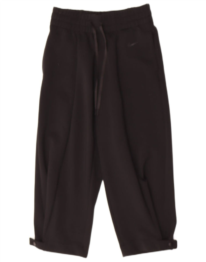 NIKE Womens Tracksuit Trousers UK 14 Medium Black Polyester Sports