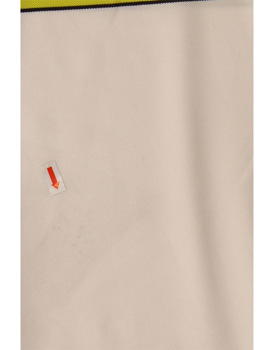 Calvin Klein Mens Polo Shirt Medium White Colourblock Polyester