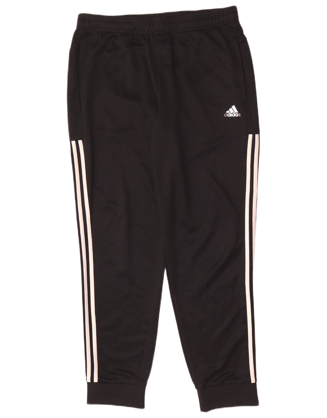 Adidas Mens Tracksuit Trousers Joggers Large Black Polyester