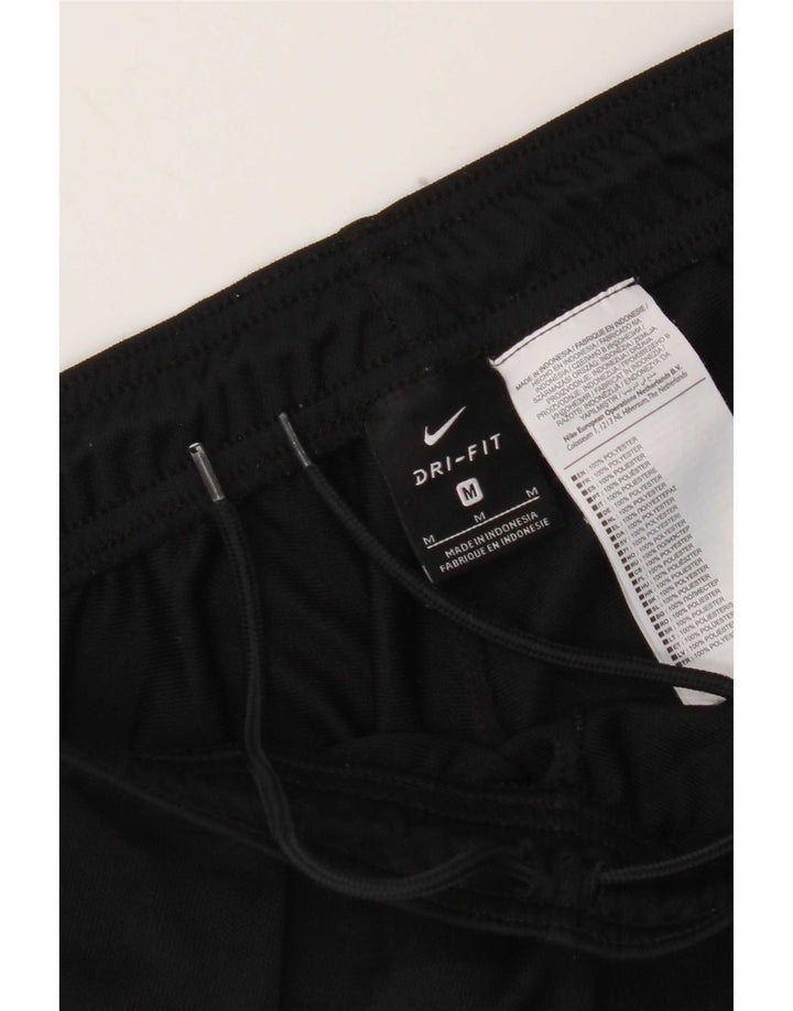 Nike Mens Dri Fit Tracksuit Trousers Medium Black Polyester