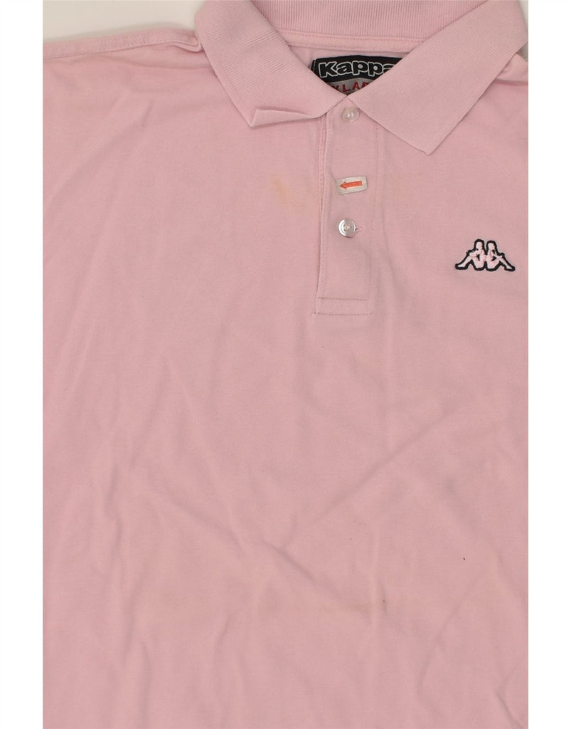 KAPPA Mens Polo Shirt XL Pink Cotton | Vintage Kappa | Thrift | Second-Hand Kappa | Used Clothing | Messina Hembry 