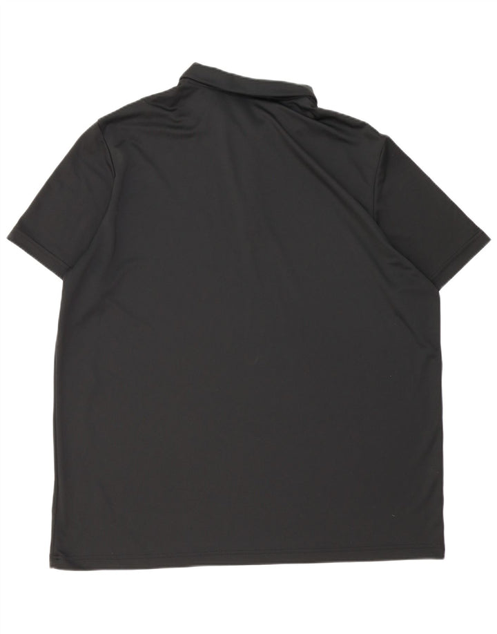 Adidas Mens Aeroready Polo Shirt 2XL Black Polyester