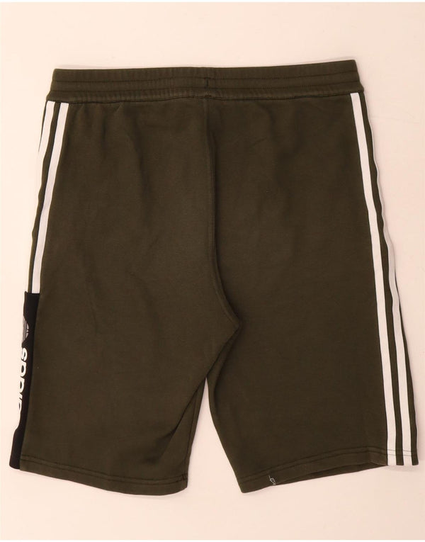 Adidas Boys Graphic Sport Shorts 15-16 Years  Khaki Colourblock