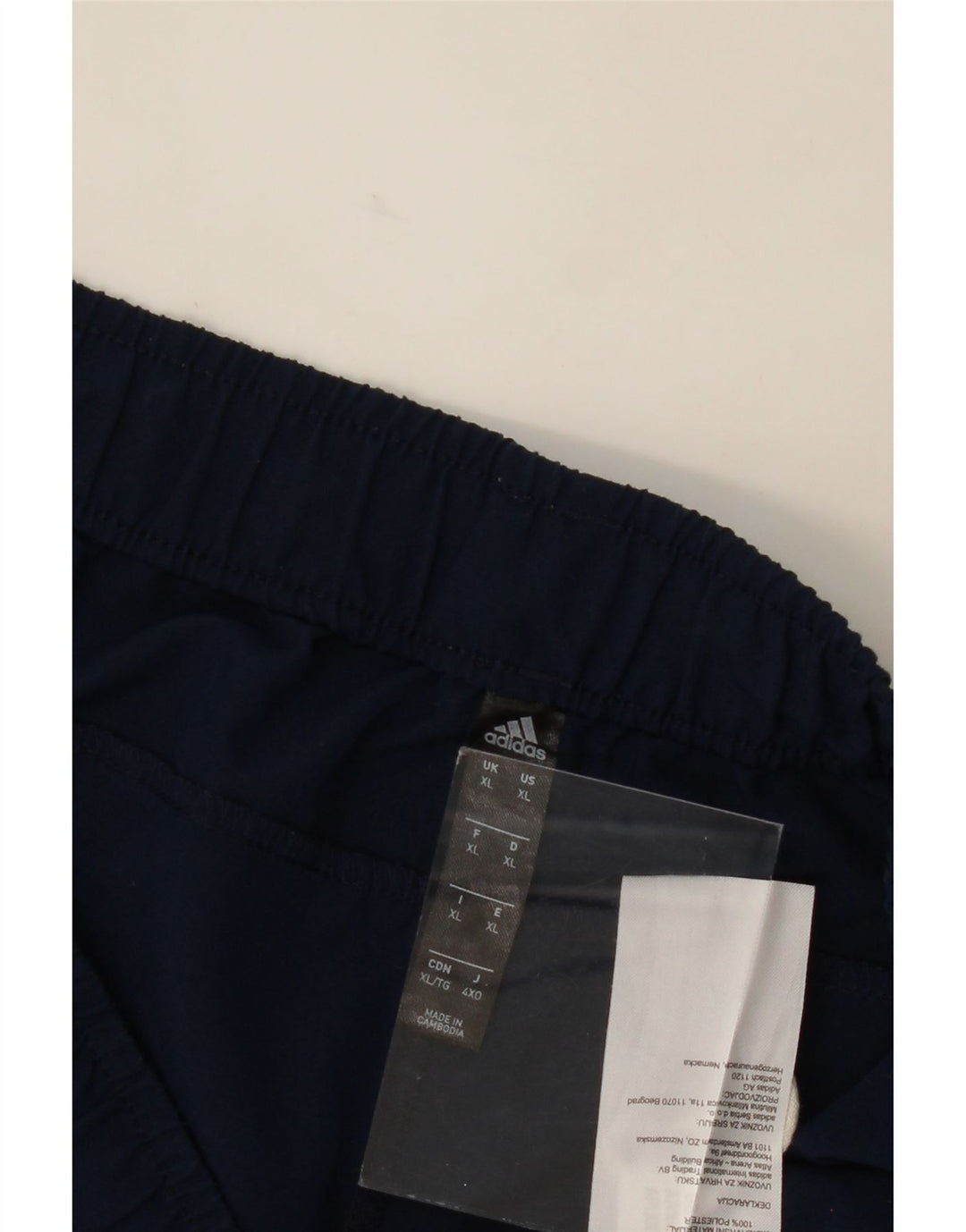 ADIDAS Mens Climalite Tracksuit Trousers XL  Navy Blue Polyester Vintage Adidas and Second-Hand Adidas from Messina Hembry 