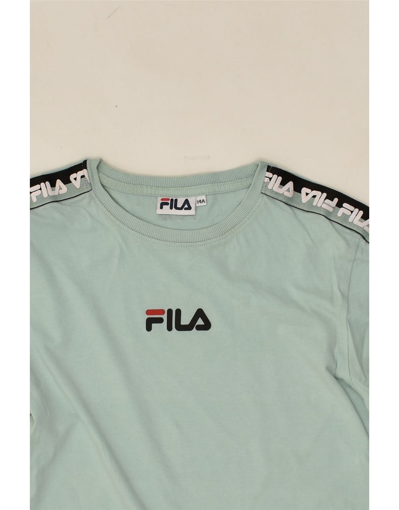 FILA Boys T-Shirt Top 13-14 Years Grey Cotton | Vintage Fila | Thrift | Second-Hand Fila | Used Clothing | Messina Hembry 