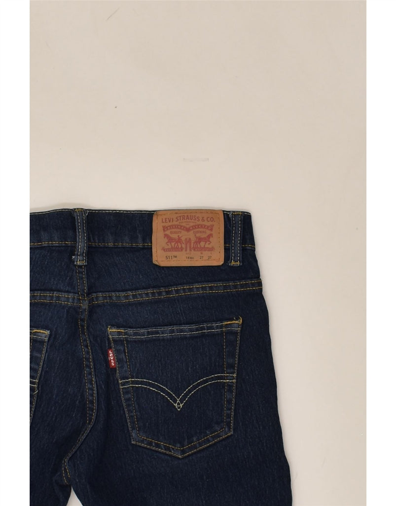 LEVI'S Womens 511 Slim Jeans W27 L27 Blue Cotton | Vintage Levi's | Thrift | Second-Hand Levi's | Used Clothing | Messina Hembry 