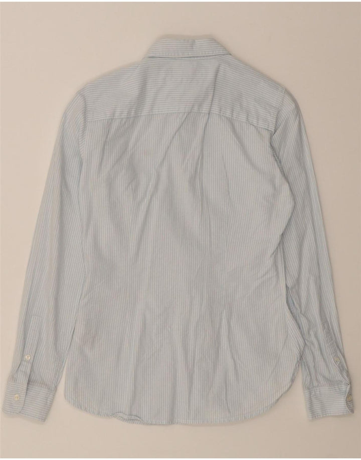 TOMMY HILFIGER Womens Regular Fit Shirt Size 4 Small Blue Pinstripe Cotton Vintage Tommy Hilfiger and Second-Hand Tommy Hilfiger from Messina Hembry 