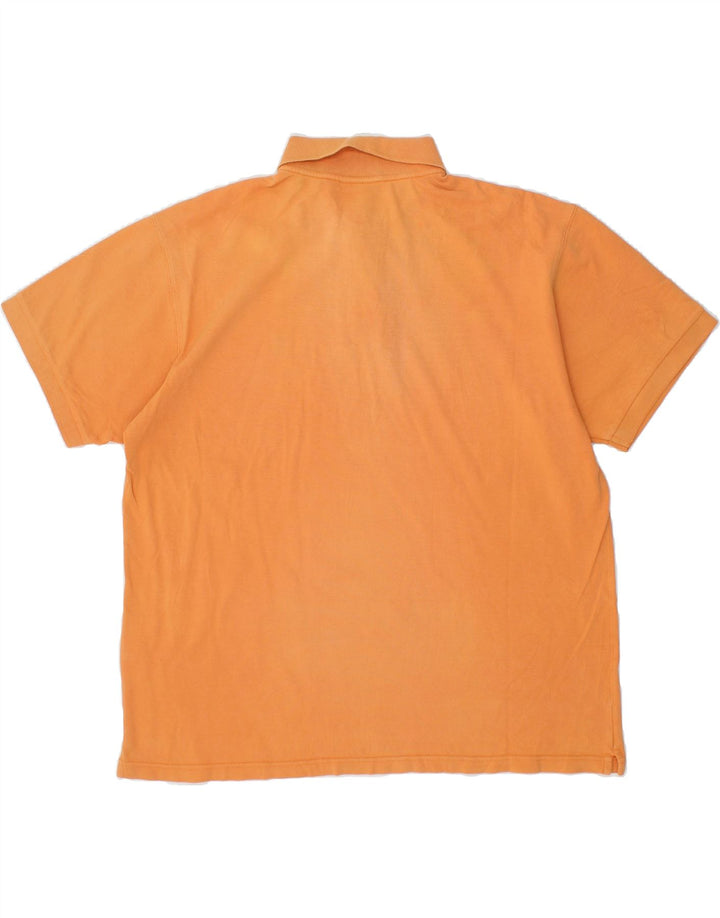 MARLBORO CLASSICS Mens Polo Shirt Large Orange Cotton Vintage Marlboro Classics and Second-Hand Marlboro Classics from Messina Hembry 