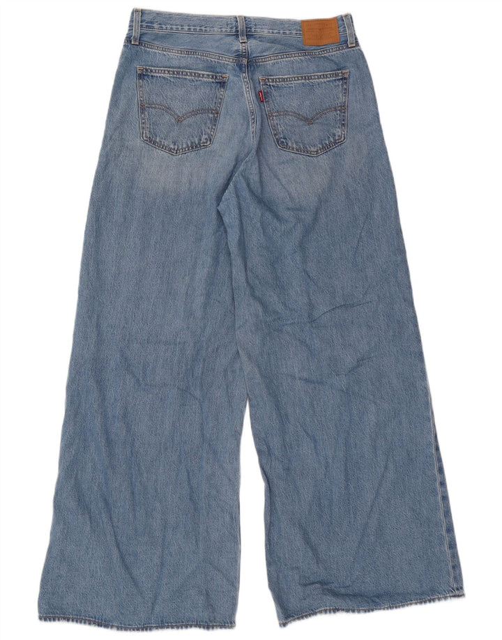 Levi's Womens Wide Leg Jeans W28 L32 Blue Cotton